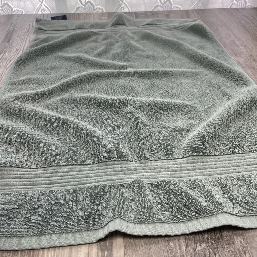 Ralph Lauren Hand Towel Stone Blue 100% Cotton 21